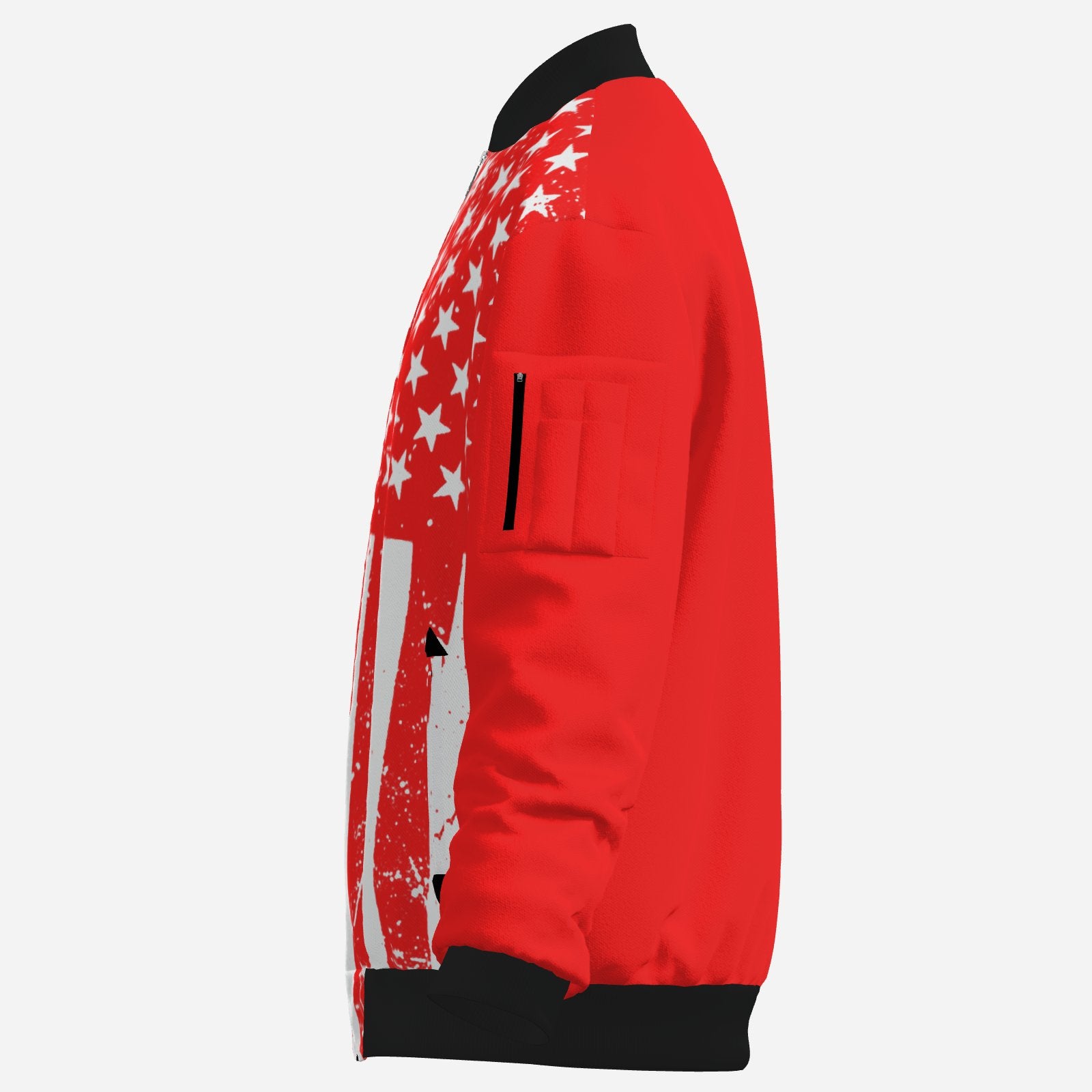 USA All-Over Print Men's Bomber Jacket Sportswear
