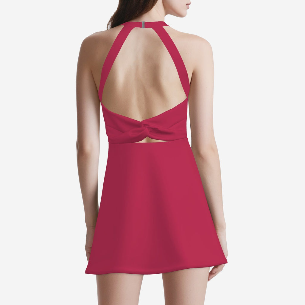 All-Over Print Women's Tennis/Golf/Workout Dress Built-In Shorts in Patriotic USA Colors