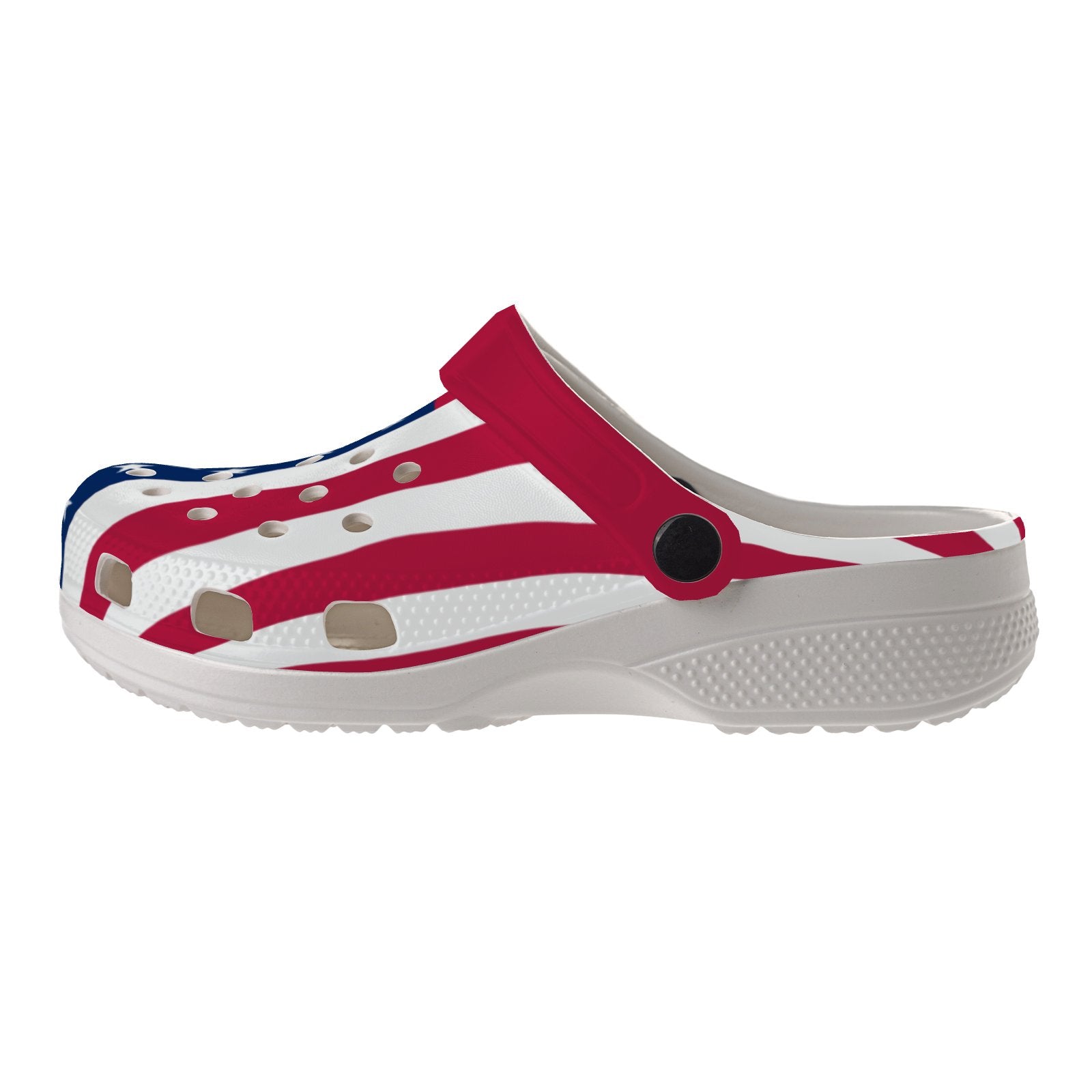US Patriotic Flag Design Unisex Adult Clogs Sandals Crocs