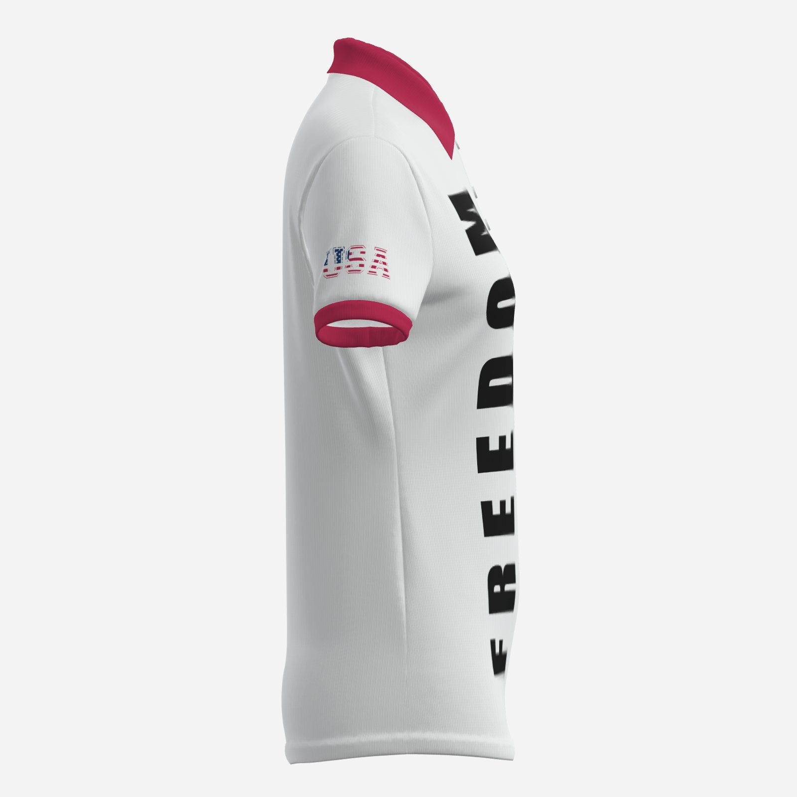 Freedom USA Women's Four-Button Polo Shirt Soft Fit