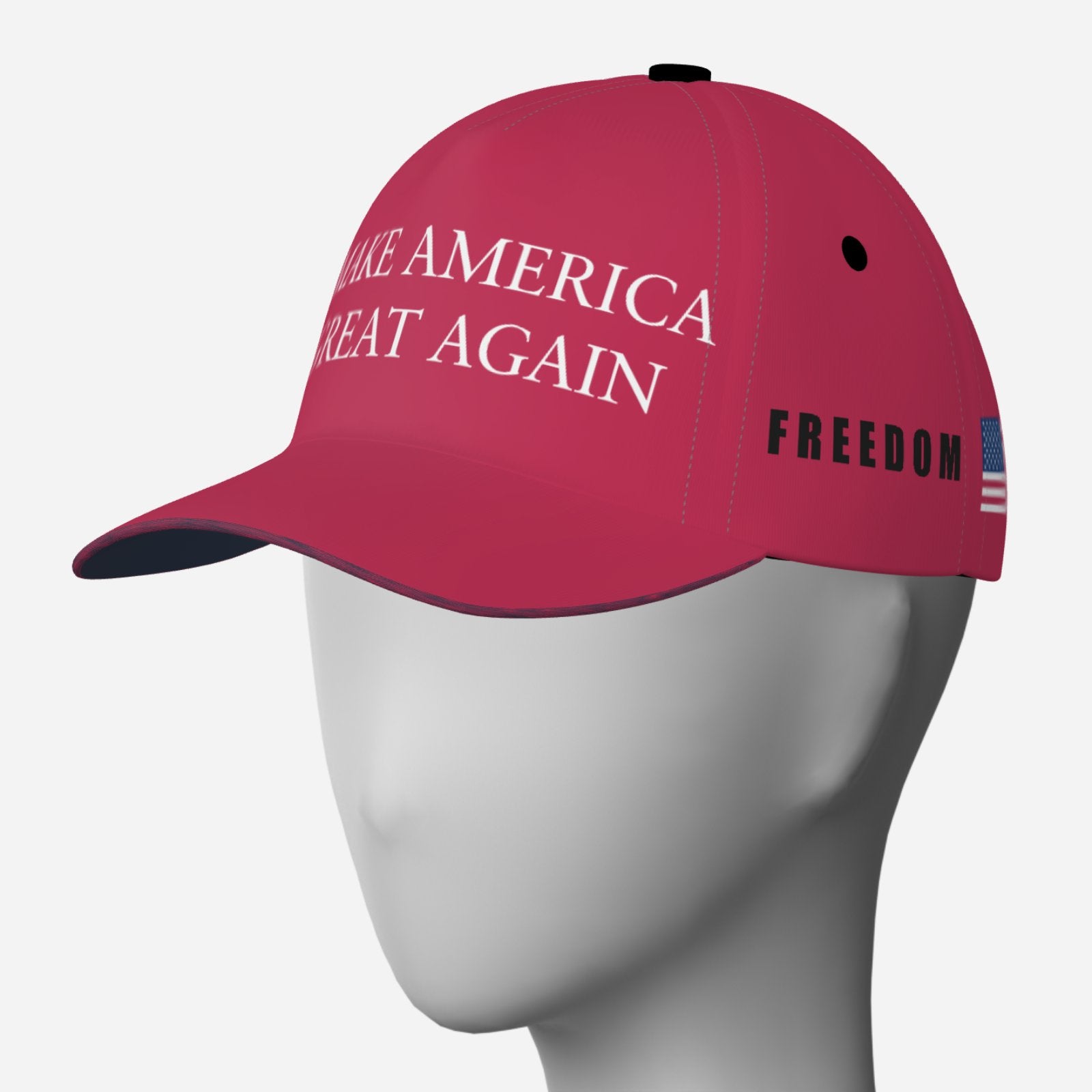 MAGA, 45-47 USA Freedom Peaked Cap