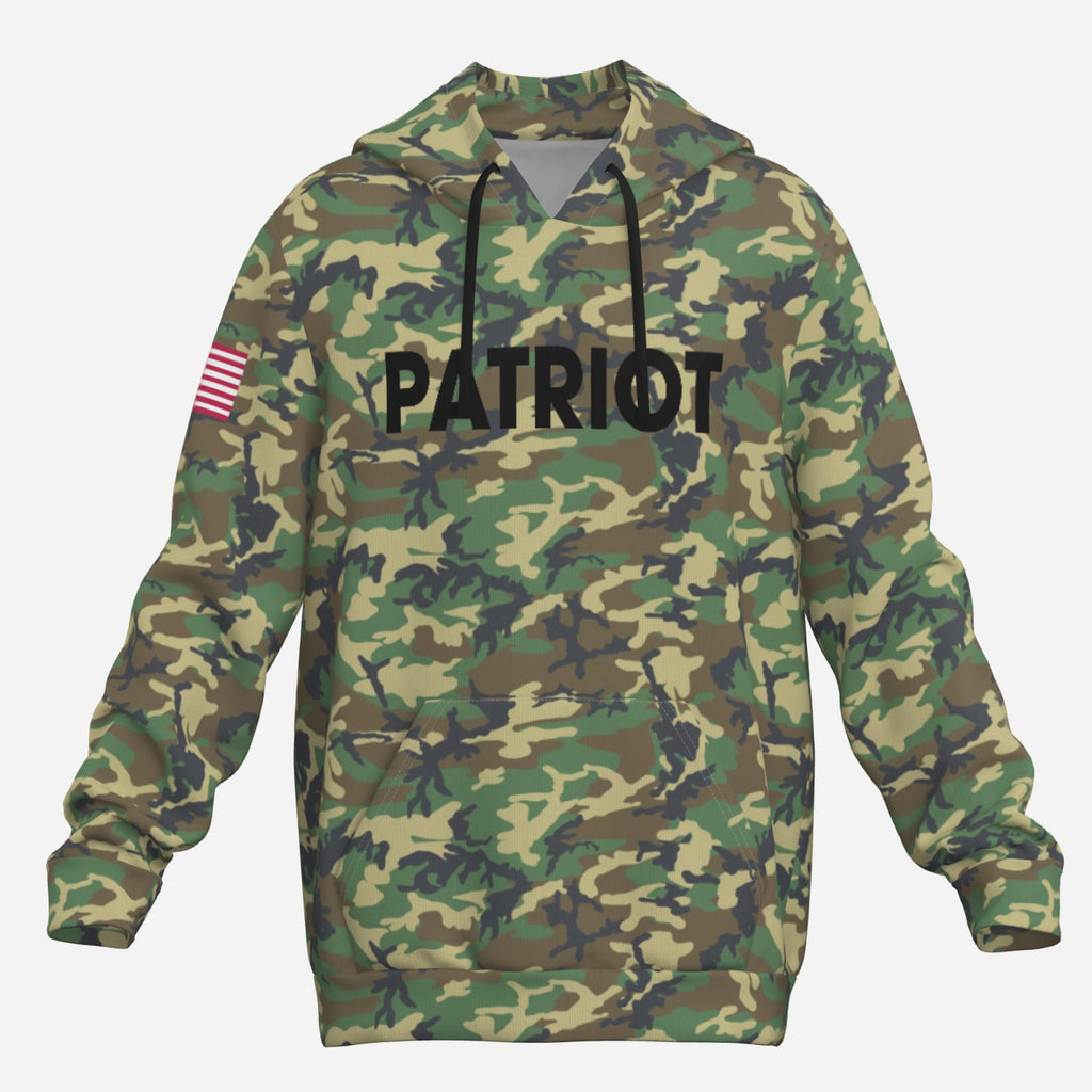 Camo Patriot Casual Premium Hoodie