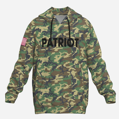 Camo Patriot Casual Premium Hoodie