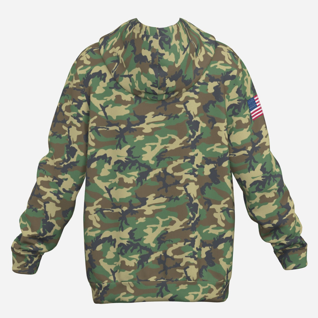 Camo Patriot Casual Premium Hoodie