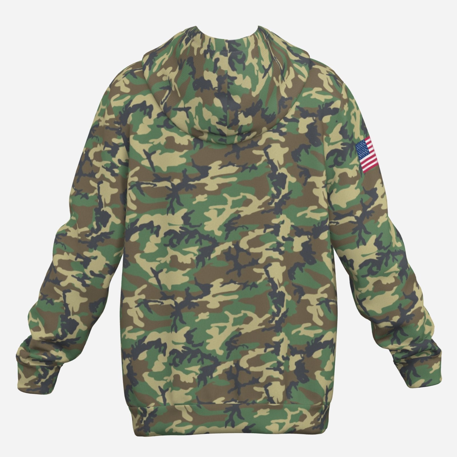 Camo Patriot Casual Premium Hoodie