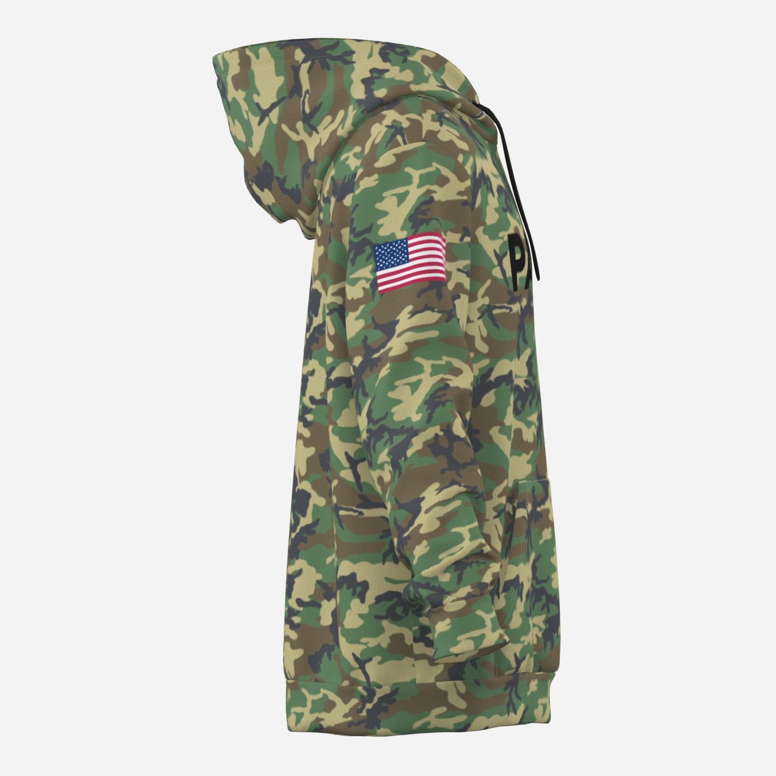 Camo Patriot Casual Premium Hoodie