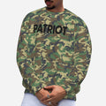Unisex Sweatshirt Camo Patriot