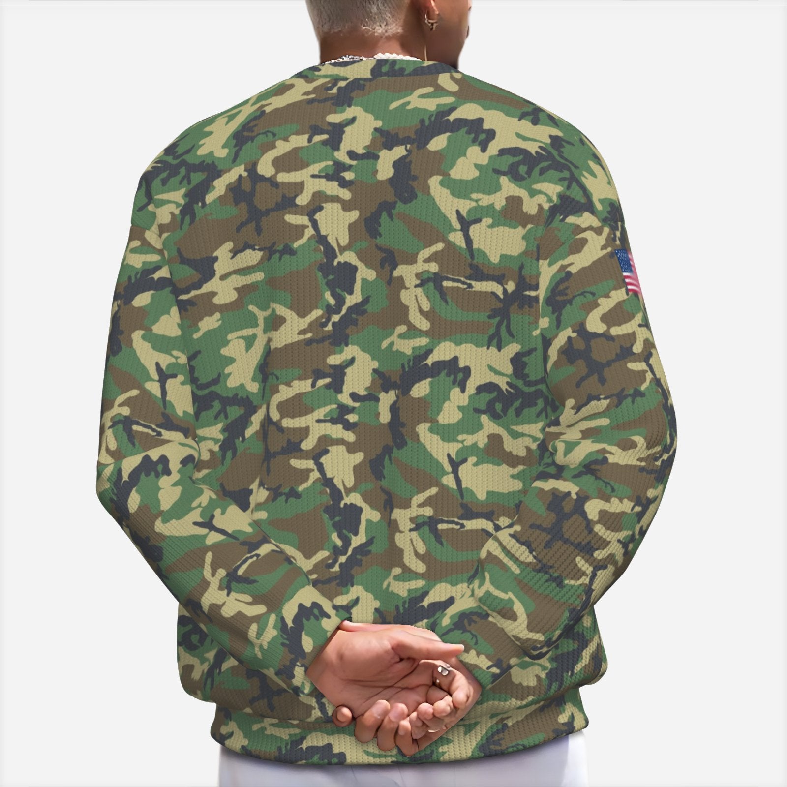 Unisex Sweatshirt Camo Patriot
